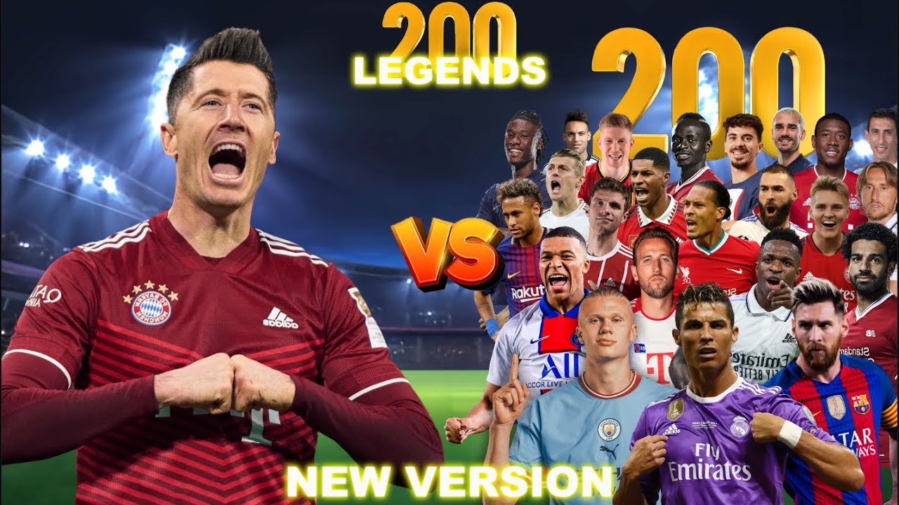 Bayern Lewandowski 🆚️ 200 Legends 💥 New Version 💥 ULTRA BOSS FINAL ⚽️