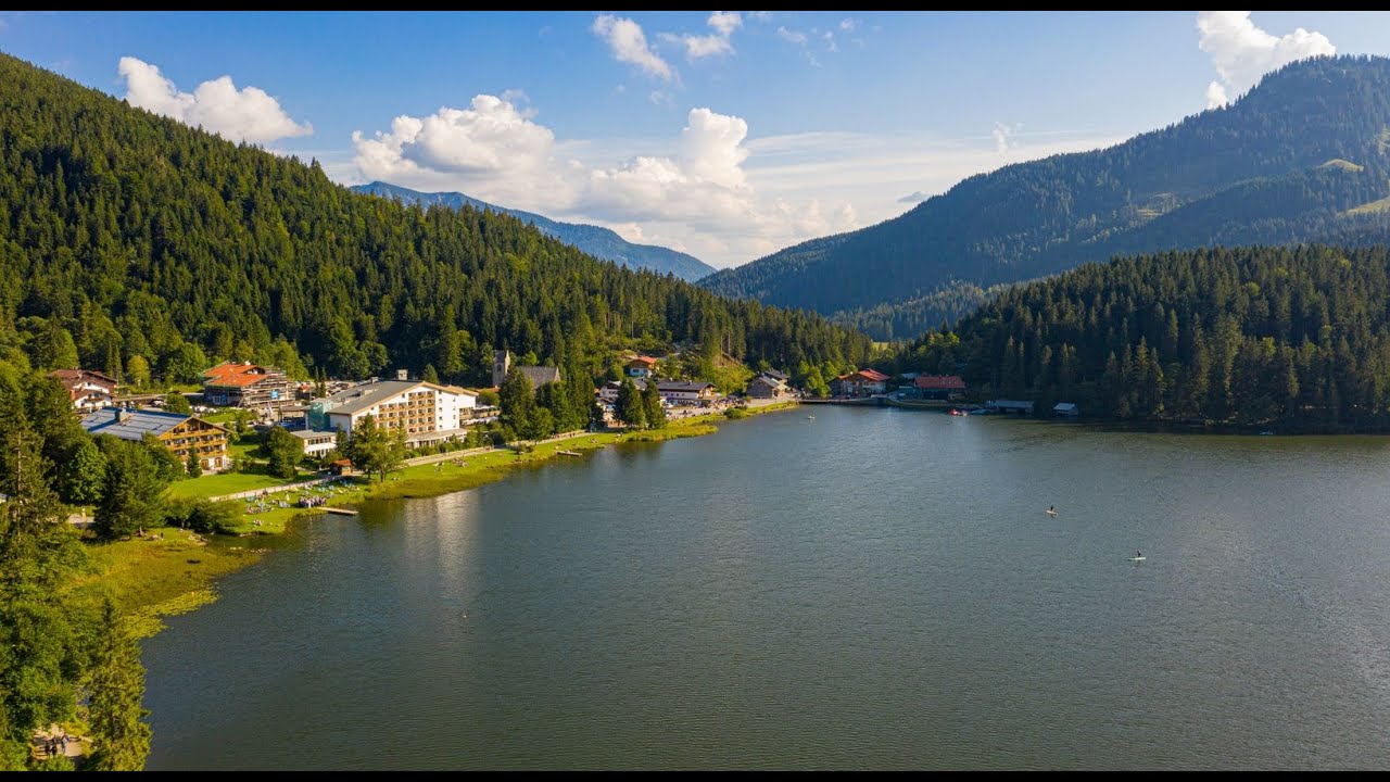 Stunning Drone Footage Around Spitzingsee Lake, Bavaria: Breathtaking Aerial Views