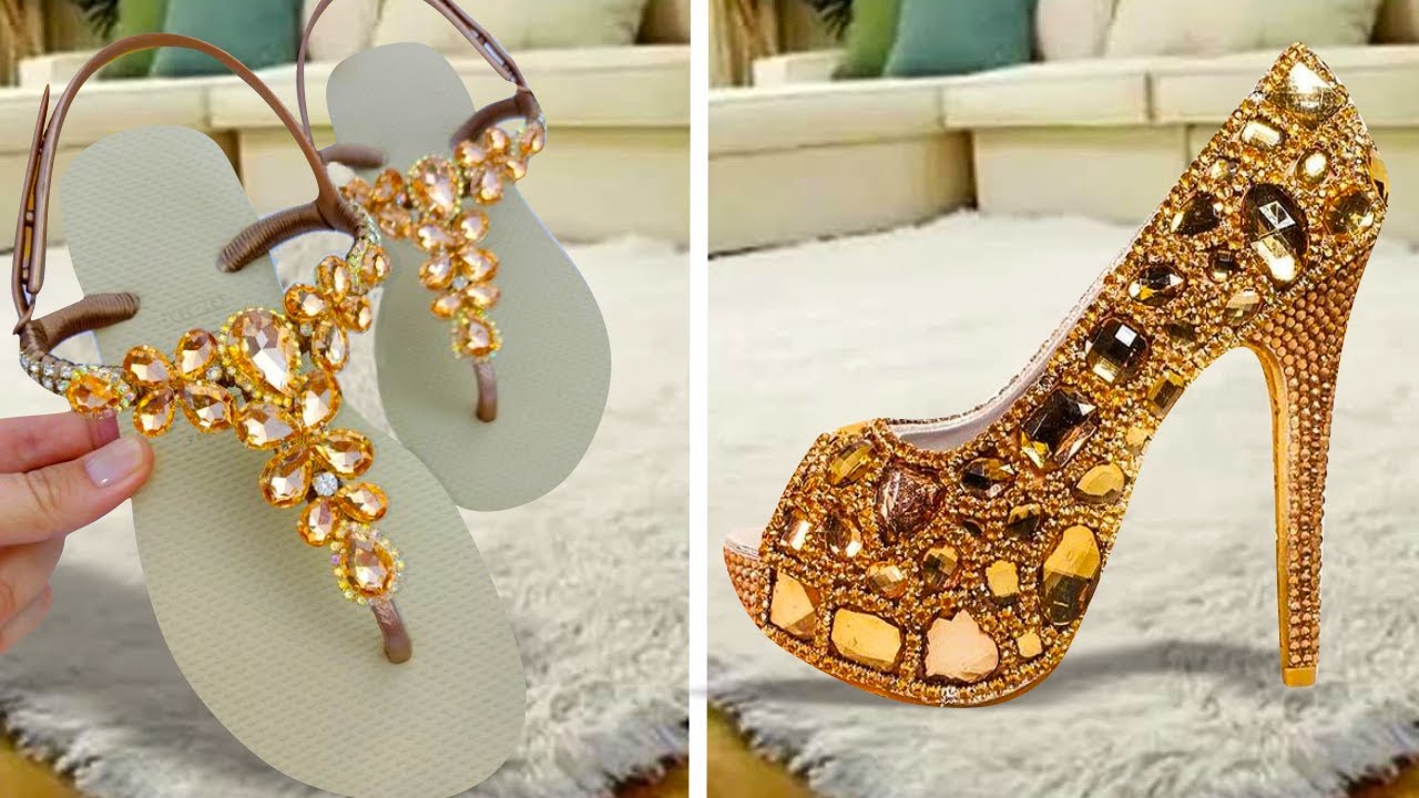 TRUQUES ÚTEIS PARA SEUS PÉS E IDEIAS FANTÁSTICAS COM SAPATOS, SANDÁLIAS DIY MODA