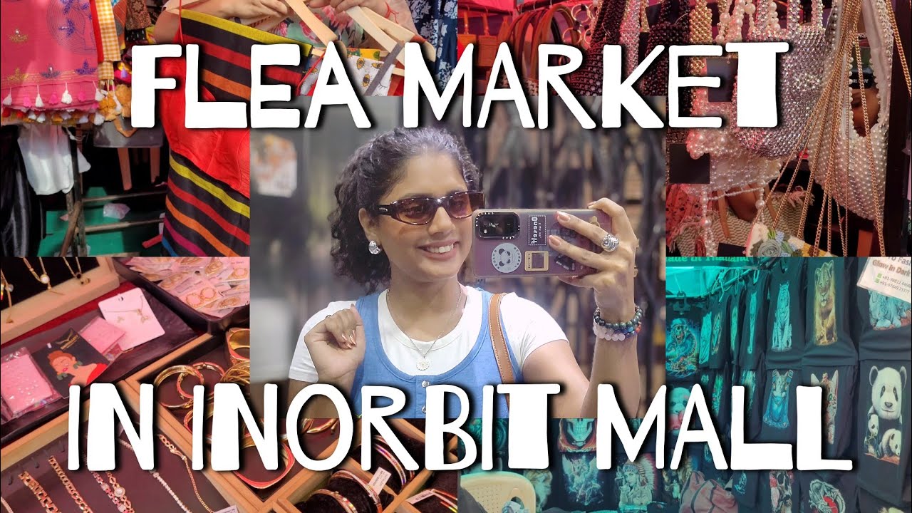 Flea market in Inorbit mall Malad- Vlog #sonalbandekarvlogs