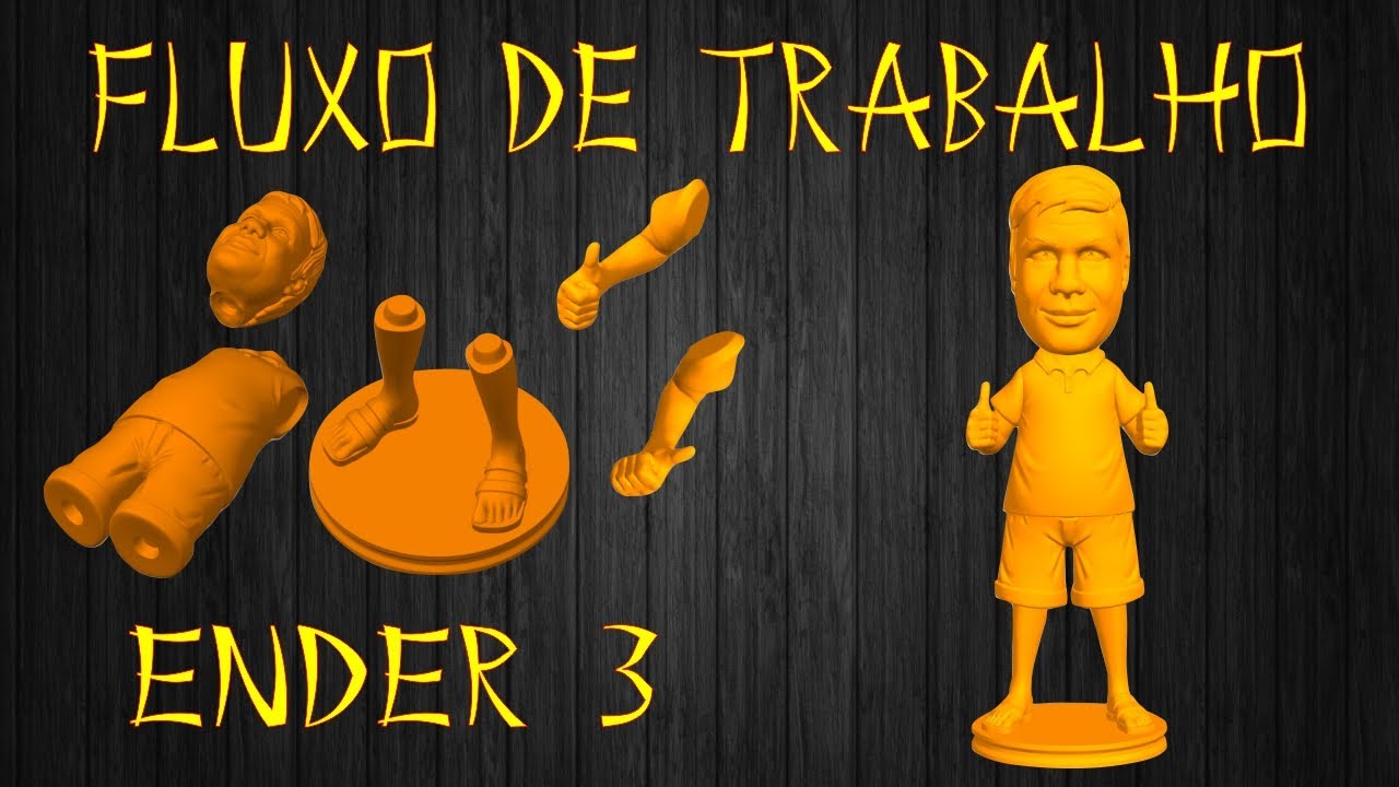 IMPRESSORA 3D - Fluxo de trabalho - Escala - Cortes e Encaixes.