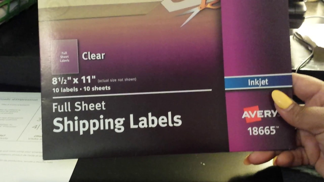 Printing on Clear Sticker Paper Tutorial