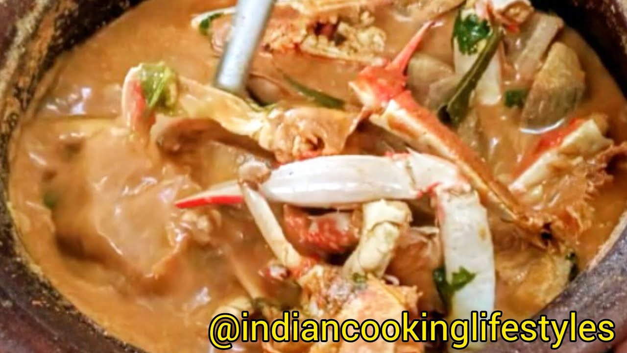 Nandu kulampu in tamil | crab curry | நண்டு குழம்பு இப்படி செஞ்சு பாருங்க@indiancookinglifestyles 