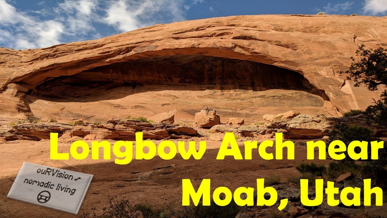 Longbow Arch Trail near Moab, Utah #ourvisionnomadicliving