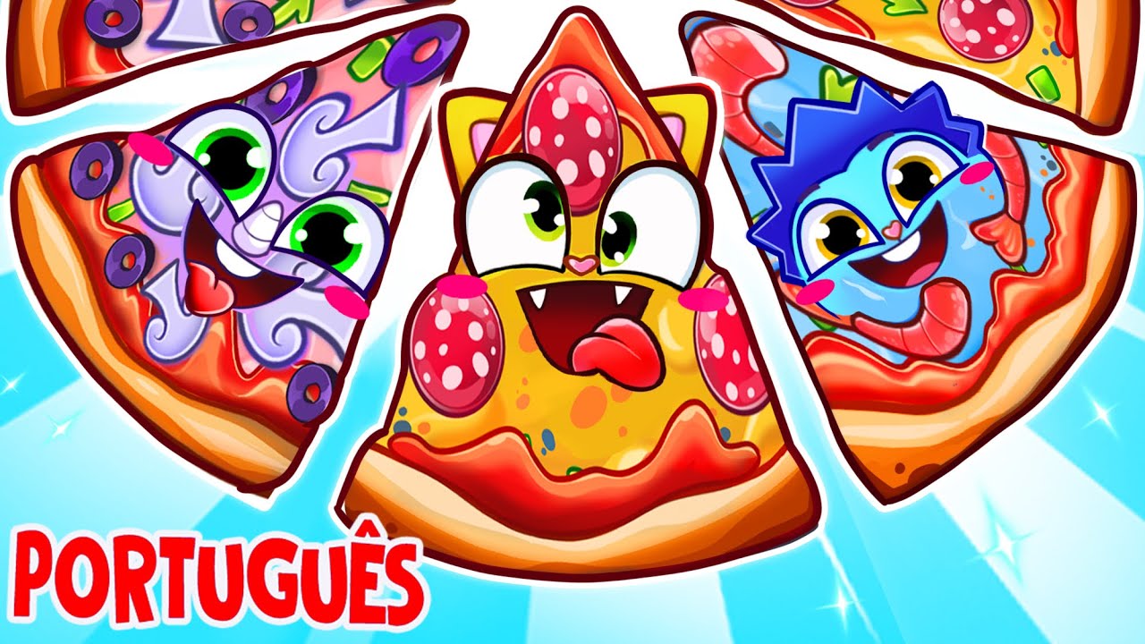 Canção Minha Pizza Favorita | Canções Infantis Divertidas e Canções de Ninar 😻🐨🐰🦁 por Baby Zoo