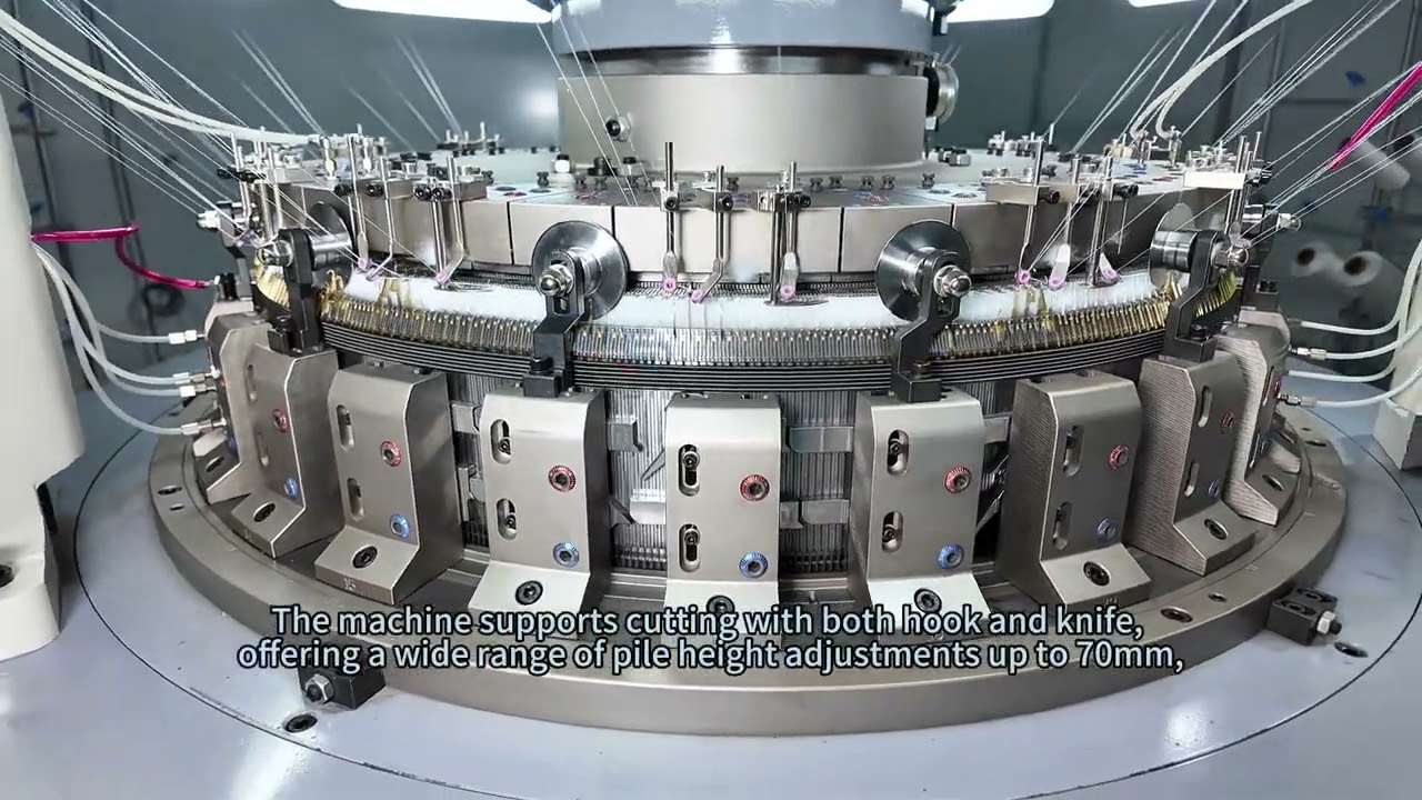 Double Jersey Loop Cut Circular Knitting Machine