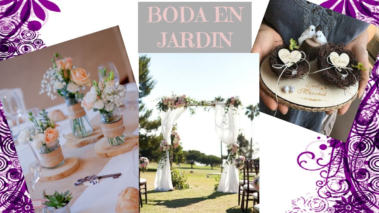 BODAS EN UN JARDIN