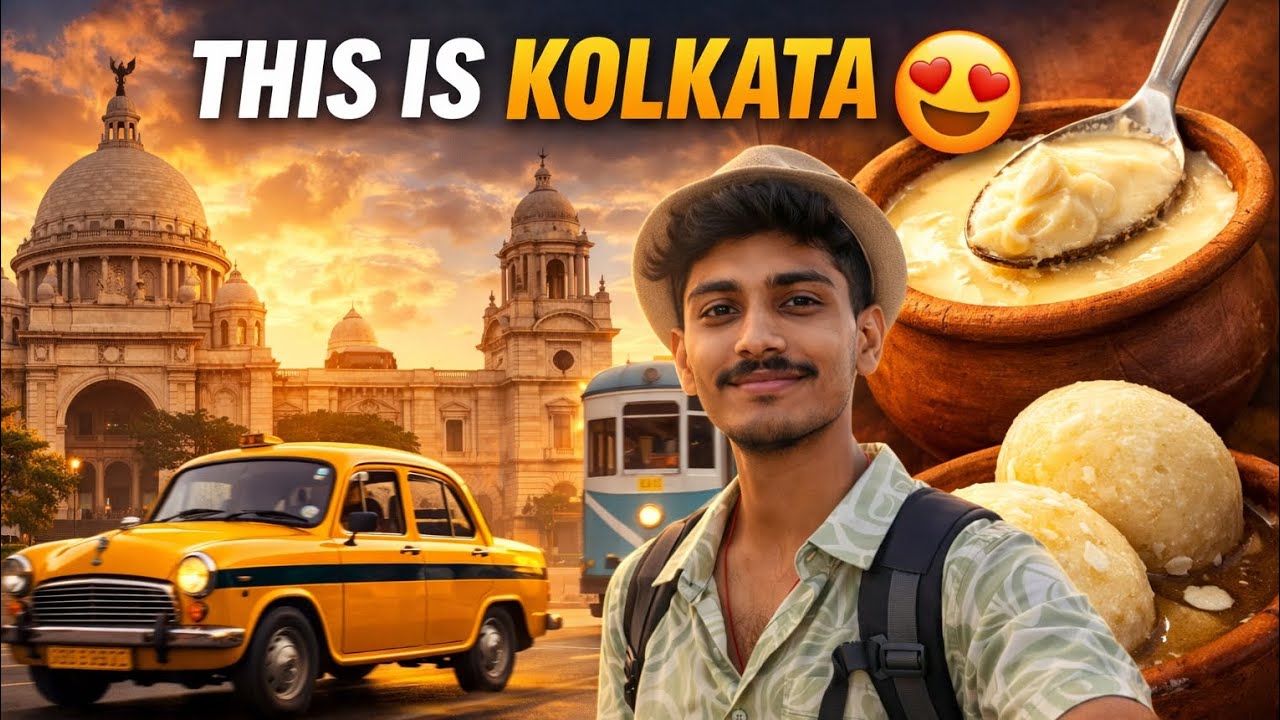 Exploring Kolkata 🇮🇳 | Victoria Memorial, Trams & Yellow Taxi