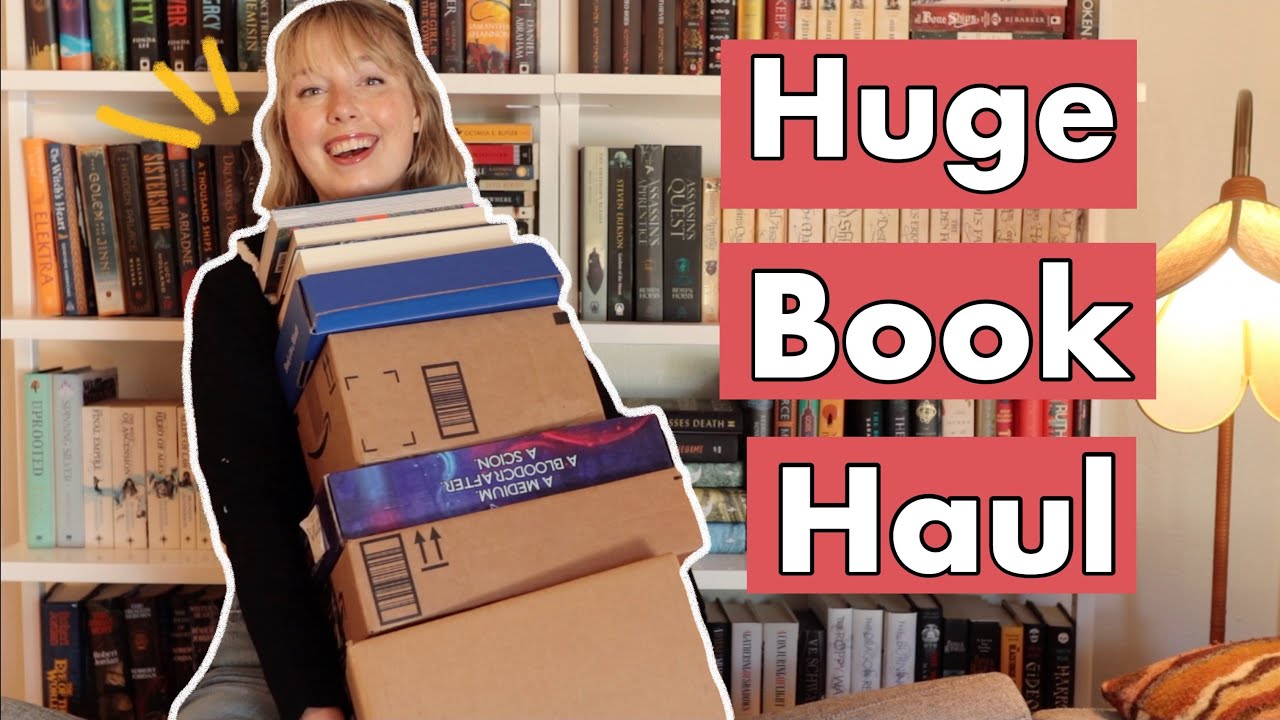 HUGE UNBOXING BOOK HAUL