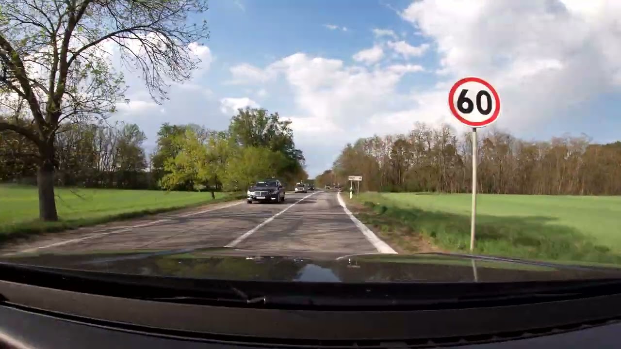 Driving from Stupava to Breclav | SK CZ