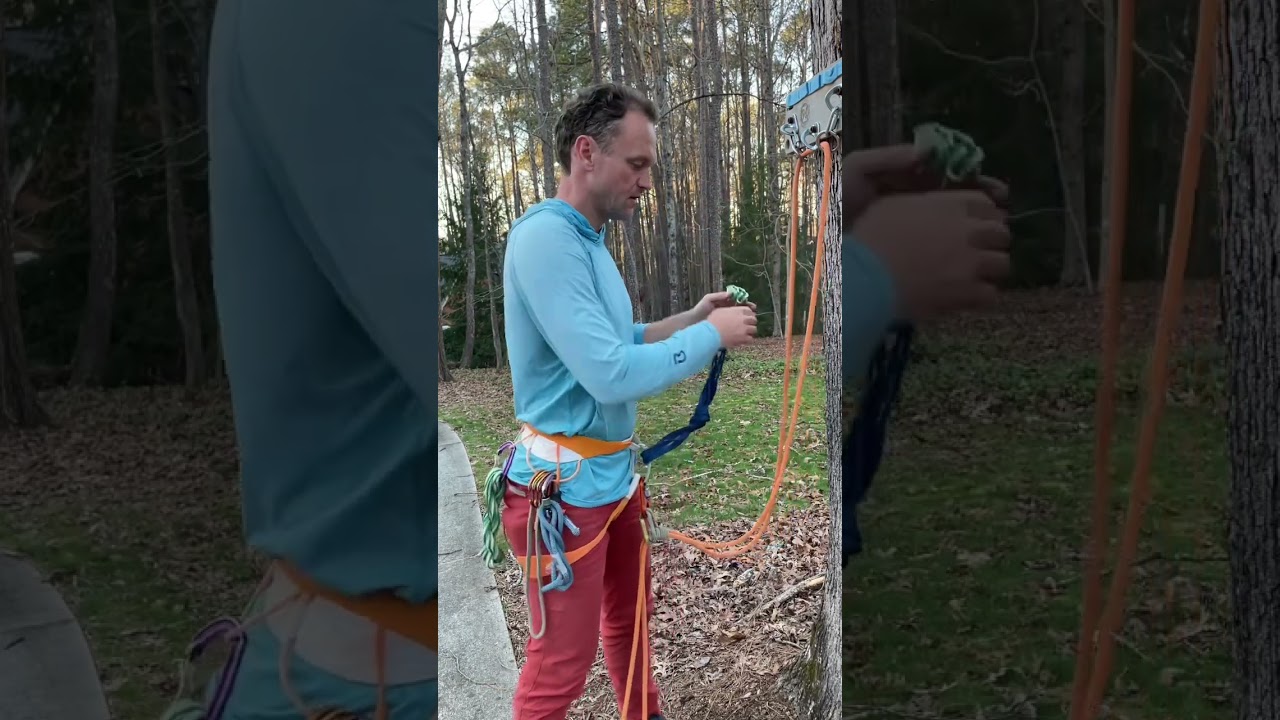 Лучшее расширение для спуска по веревке #скалолазание #спуск по веревке #скалолазание