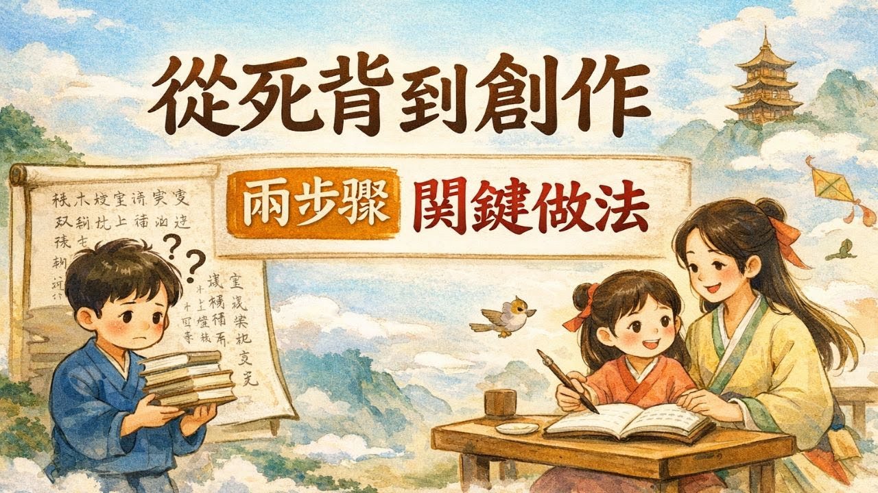 【閱讀實踐 09】｜從背不起到主動創作：孩子的第一首詩｜清平調