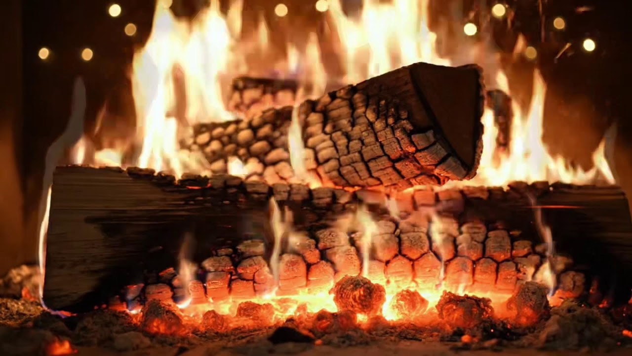 Fireplace Sounds for Sleep & Study 🔥 Soothing Piano Music for Cozy Winter Nights (10H)