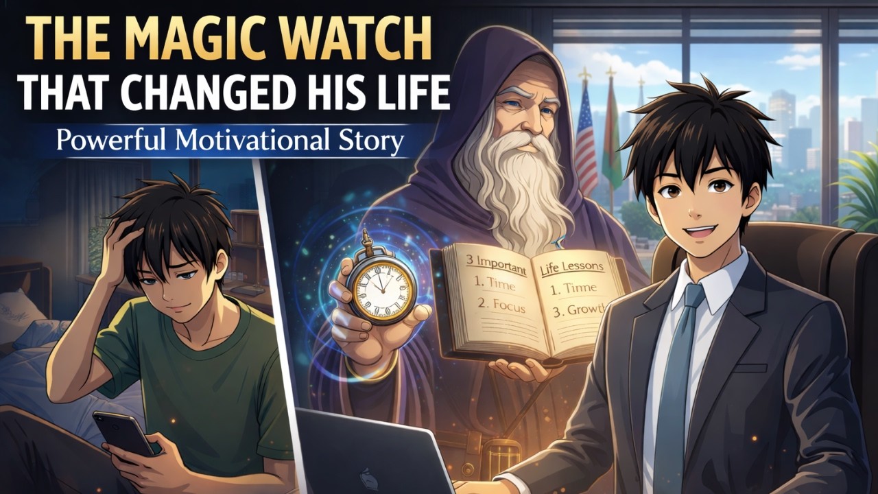 The Magic Watch That Changed His Life | Powerful Motivational Story