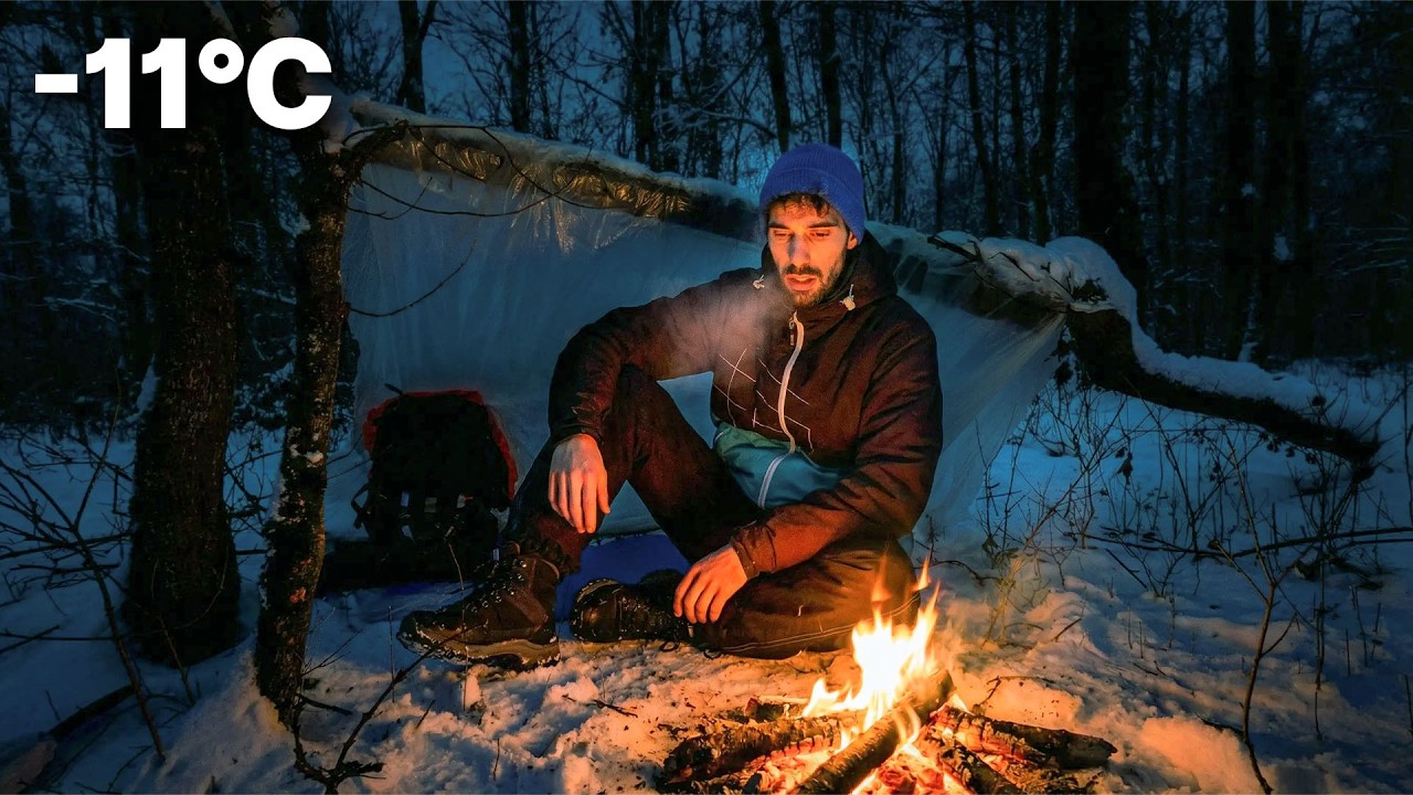 Am Supravietuit 24H in Padure la -11&deg;C! (fara adapost)