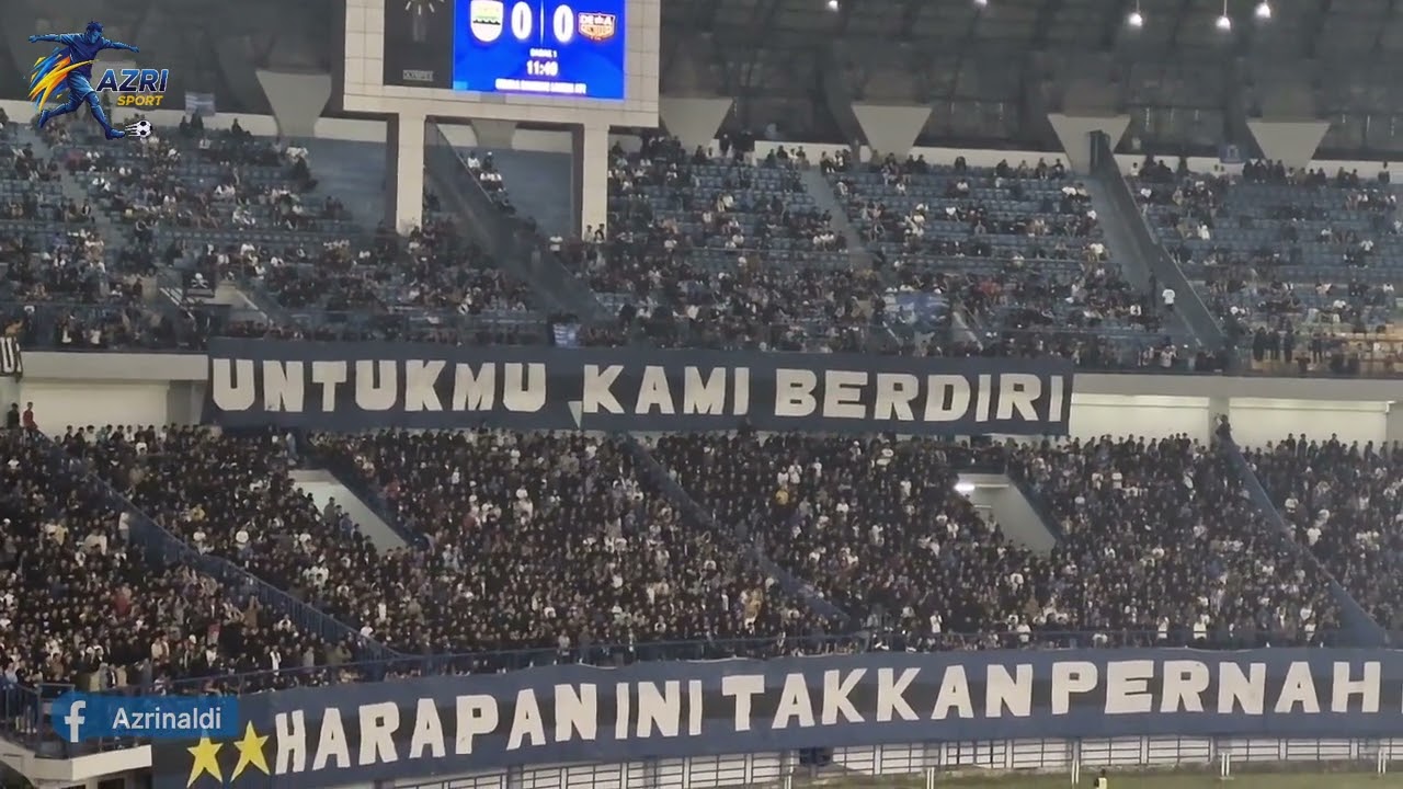 AKSI BOBOTOH Northernwall SAAT LAGA PERSIB VS DEWA UNITED DISTADION GBLA