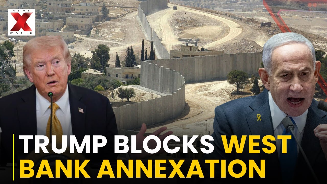 Trump Rejects Israeli Bill To Annex West Bank, Says No Action Will Be Taken | NewsX World