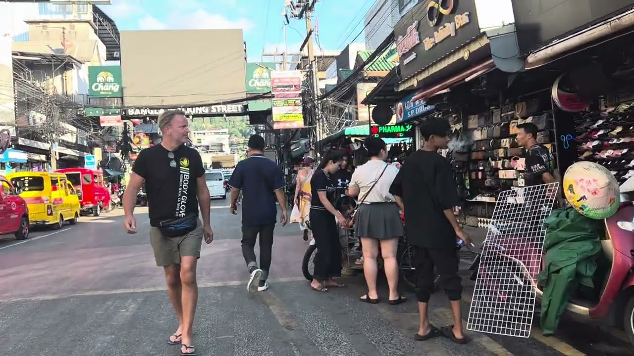 Day time Walking Tour, Patong Beach, Bangla street, Phuket, Thailand