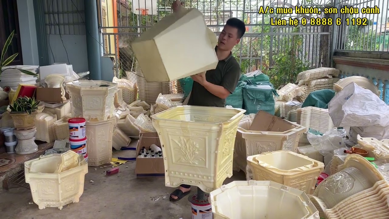 ( đã bán hết) Xả kho thanh lý các loại khuôn chậu abs