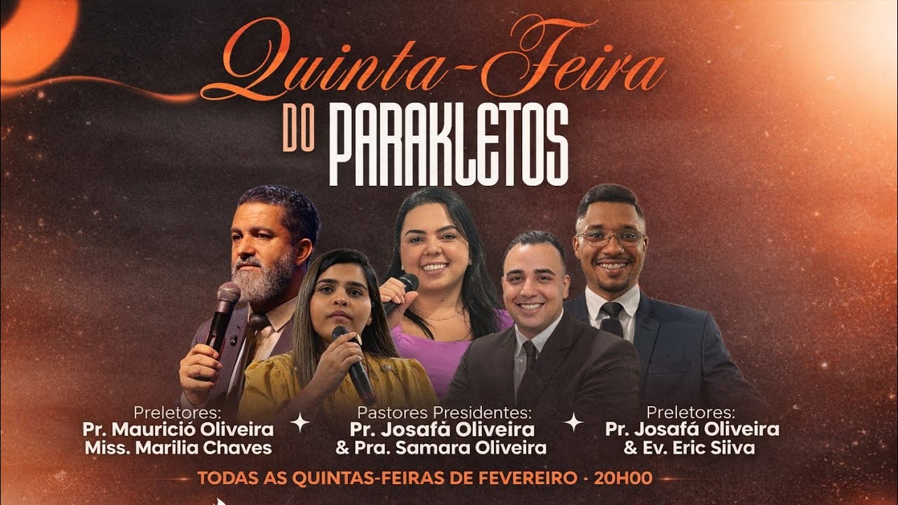 Culto Do Parakletos |  Miss. Marilia  Chaves