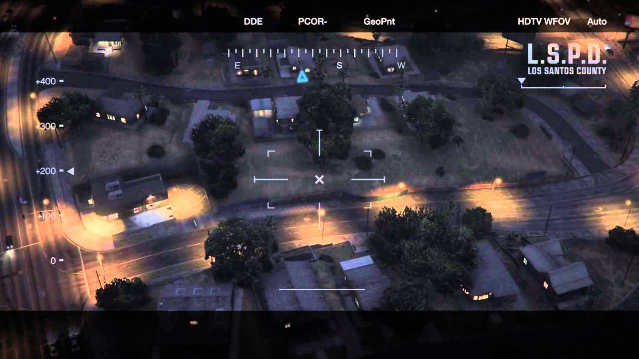 Grand Theft Auto V PS4 Trevor Gets Police Helicopter