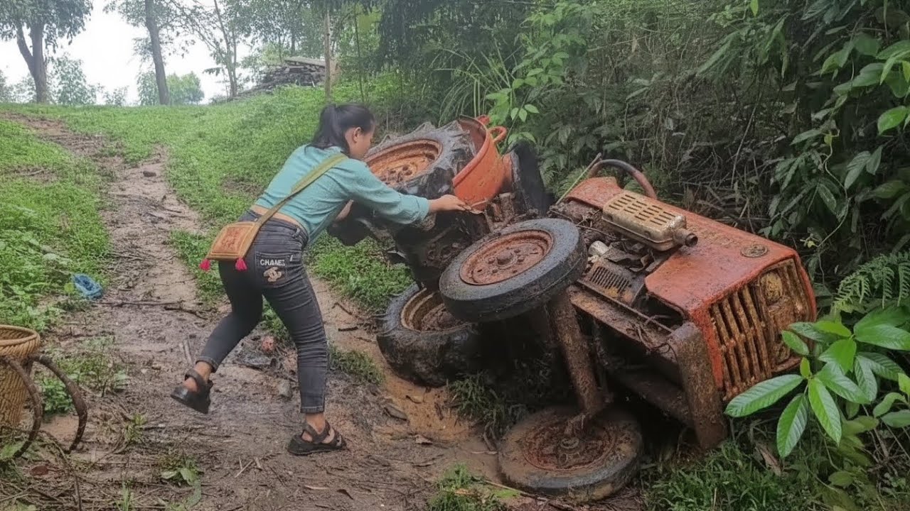 This Rusty Tractor Was Left to Die – Watch the Incredible Restoration