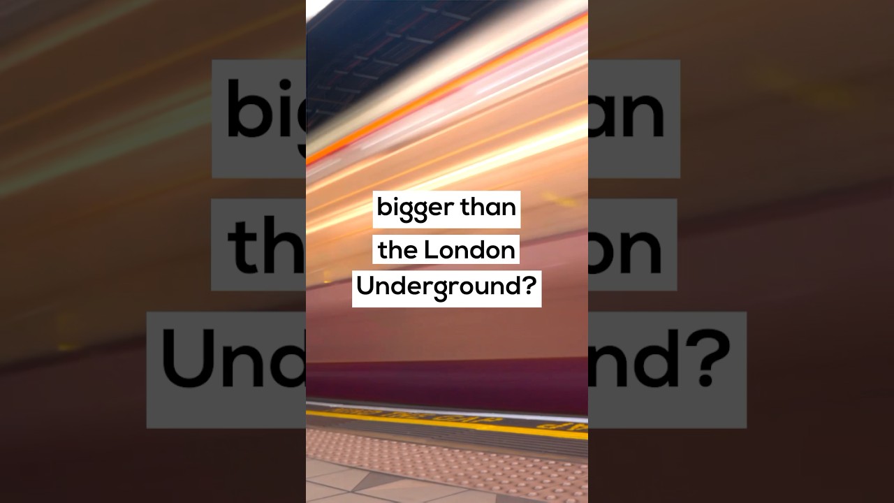 Which metro systems are bigger than the London Underground
