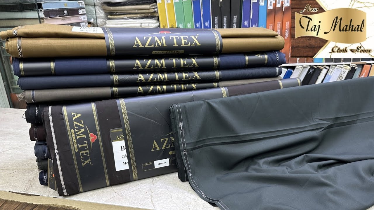 Exclusive Plain PV fabric for EID by AZM TEX at | TAJ MAHAL CLOTH HOUSE |. 031271717067