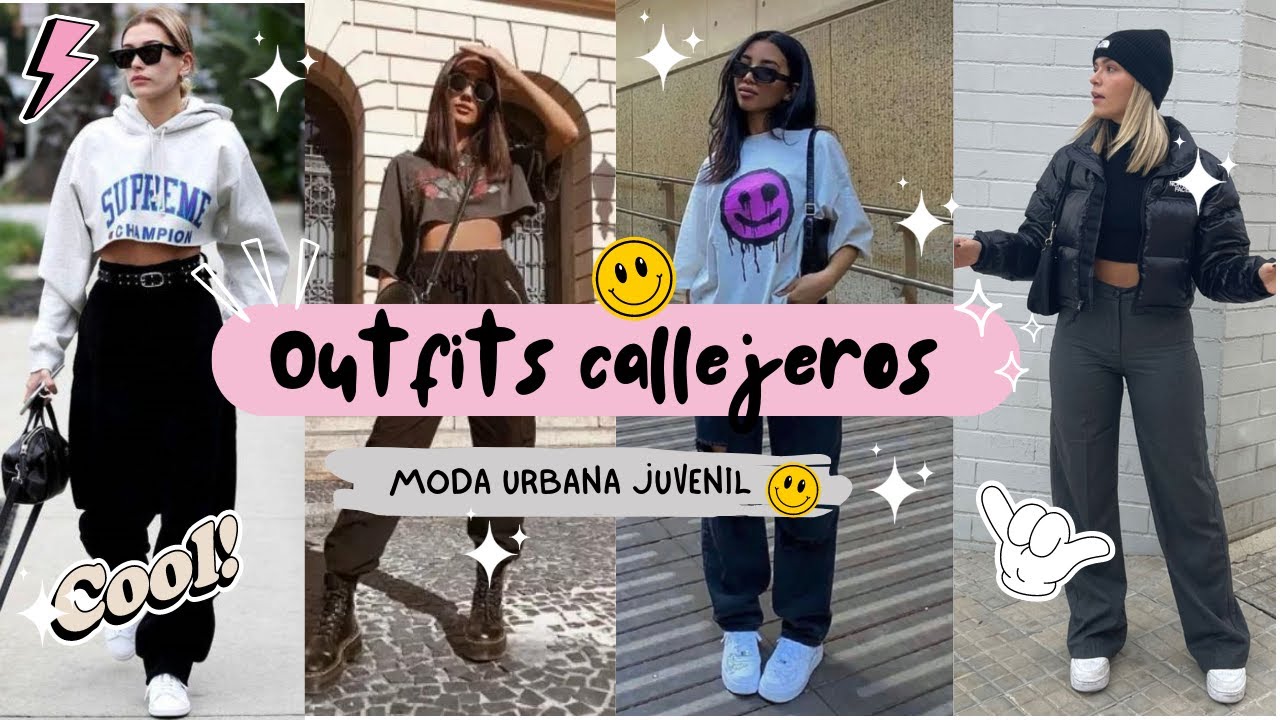 🙂  OUTFITS- MODA URBANA ⚡ looks URBANOS  para MUJER 2023 🙂