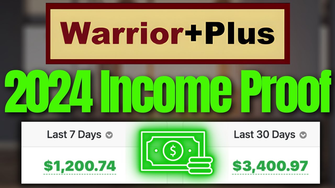 Warriorplus Affiliate Marketing 2024 Earning Proof
