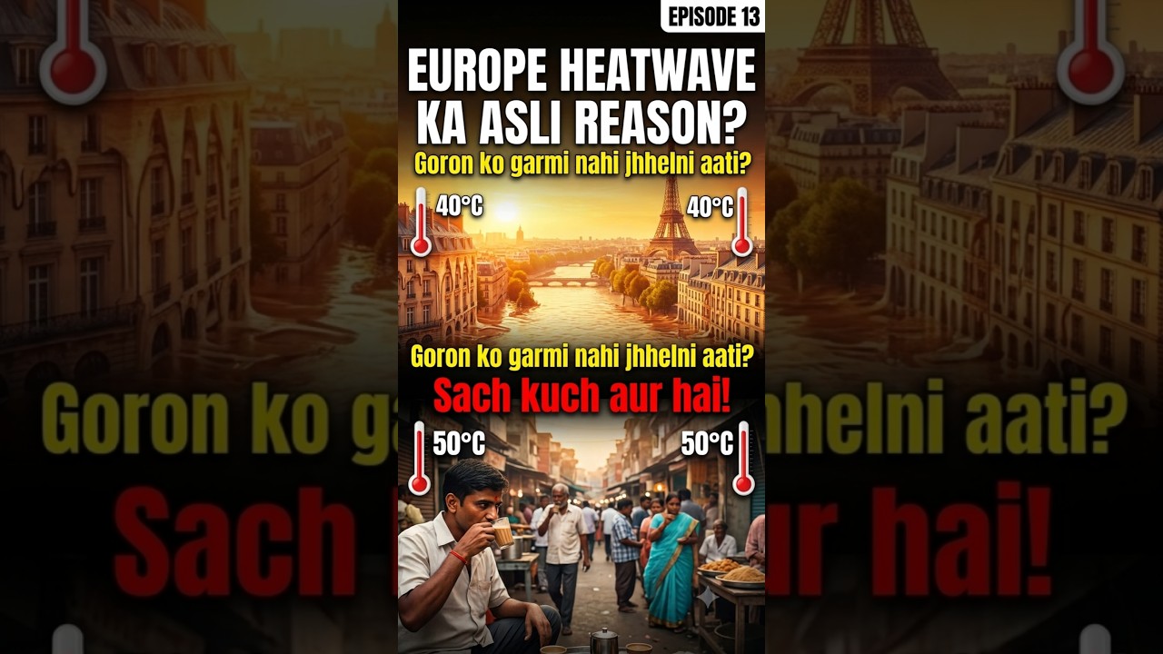 The shocking reason for Europe's high temps #facts #europeheatwave