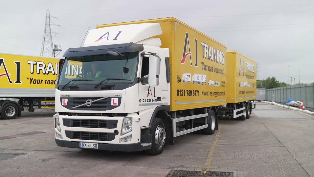 Упражнение на реверсирование DVSA C+E Drawbar 3a 2022/23