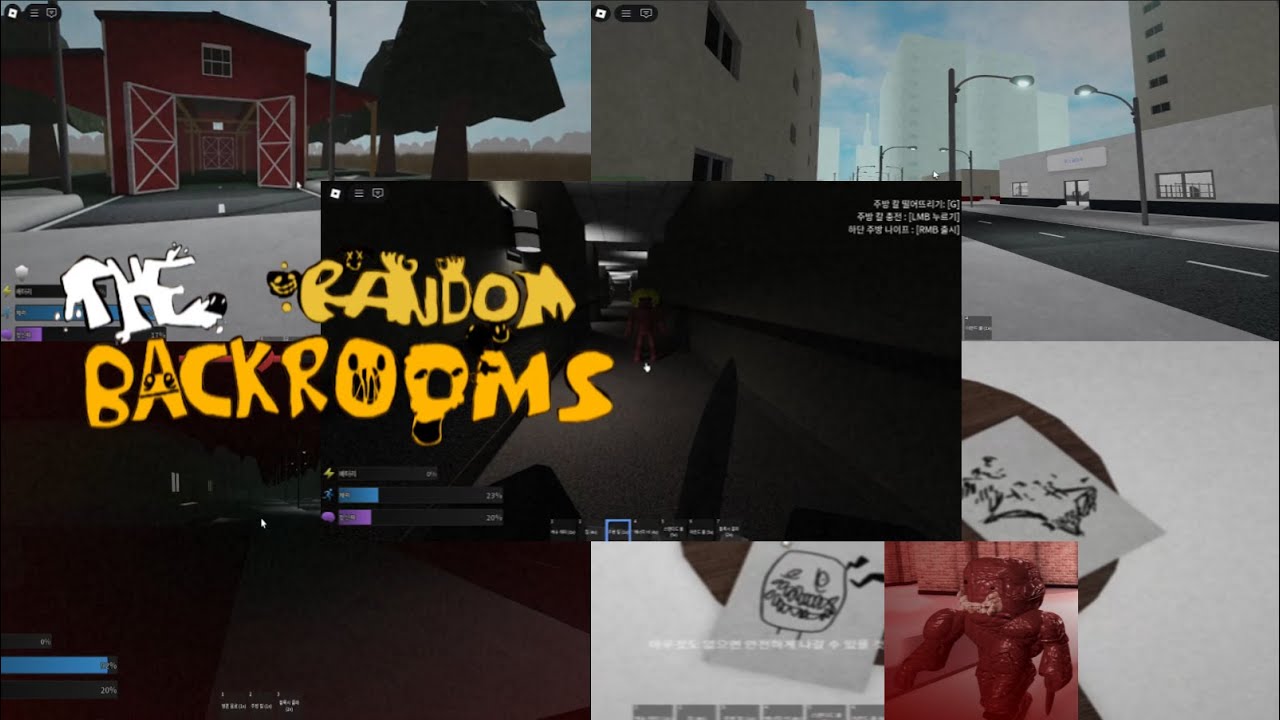 The Random Backrooms: 5 NEW LEVELS 9,10,11,12 and 13