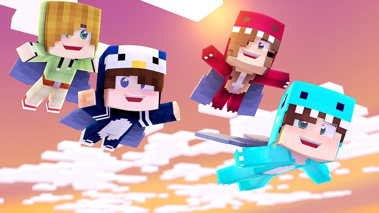 LOS SUPER HEROES VUELAN CON ELYTRAS EN EL END 😍 MINECRAFT MILO ROLEPLAY MUNDO AMIWITOS