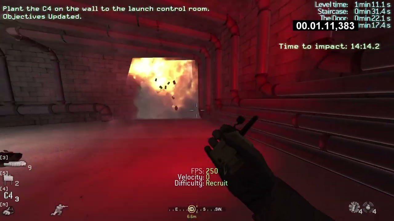 CoD4 SR Mod - NFITWR - World Record (1:50,099)