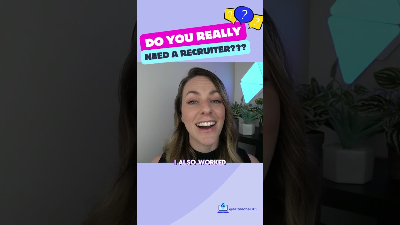 Do you need a recruiter to teach abroad?! 🌏