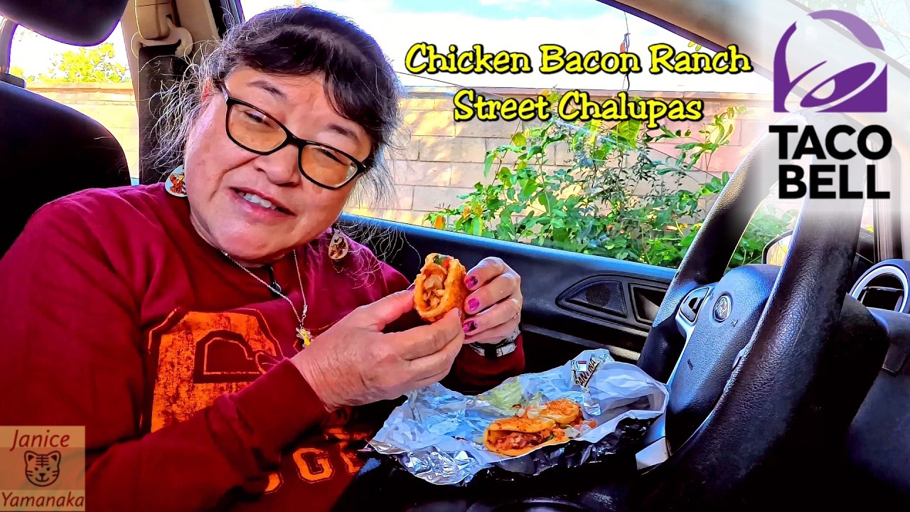 LIMITED TIME: Chicken Bacon Ranch Street Chalupas at Taco Bell #2025itsawinterfullife