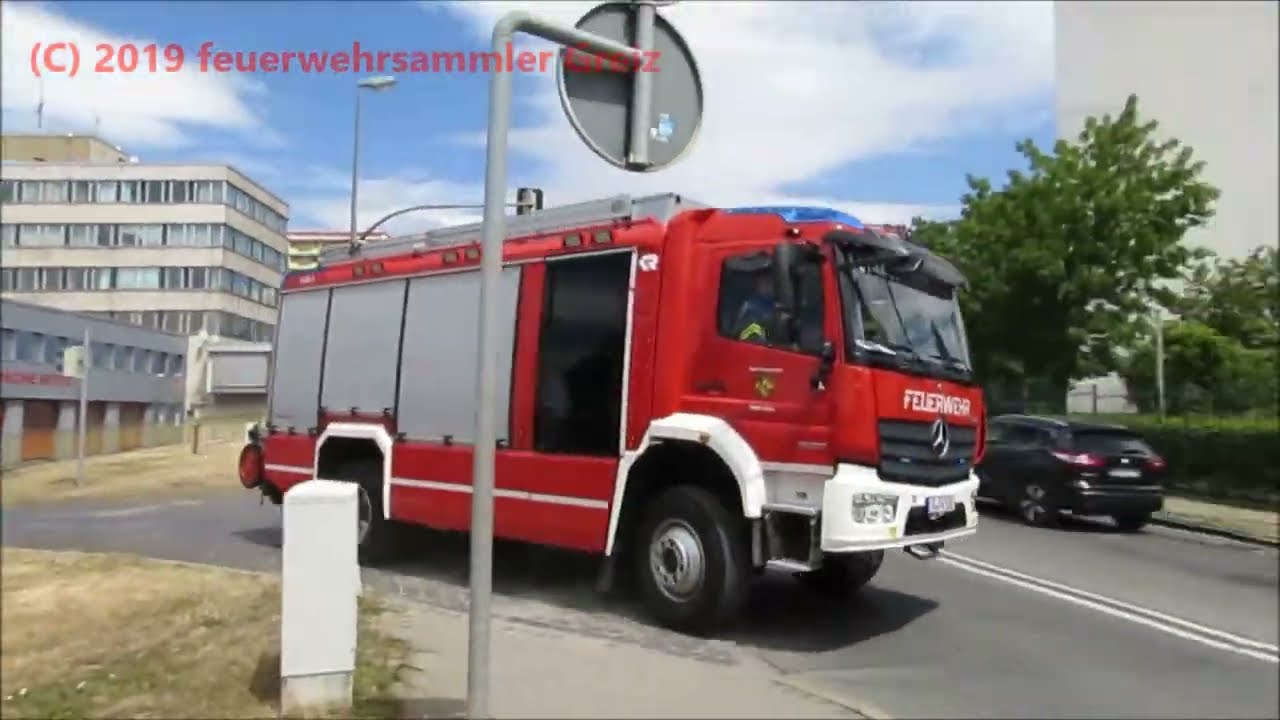 Feuerwehr Greiz, Gera, Zeulenroda, Zwickau, Teichwolframsdorf, Chemnitz, Plauen, Jena [07/2019]