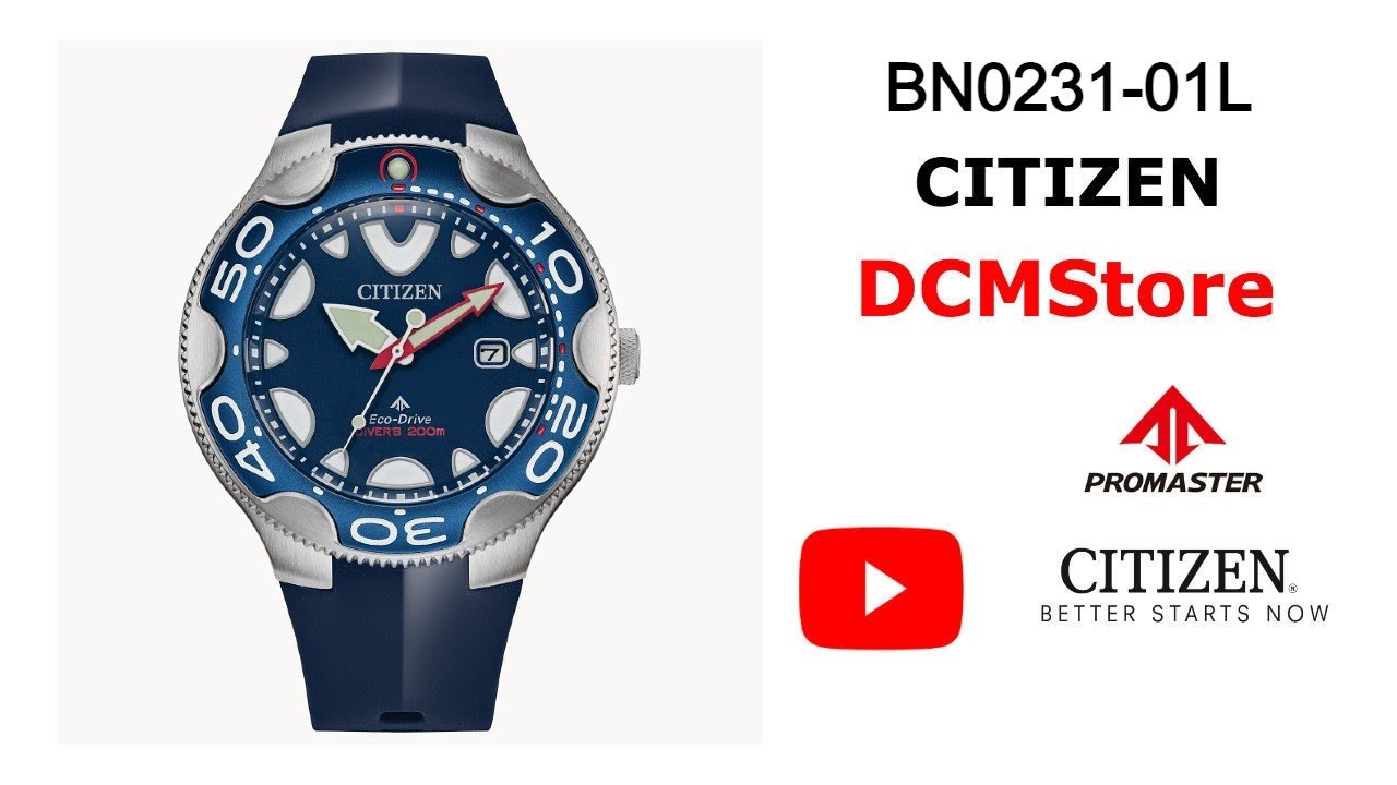 BN0231-01L Citizen Promaster Orca Blue Dial
