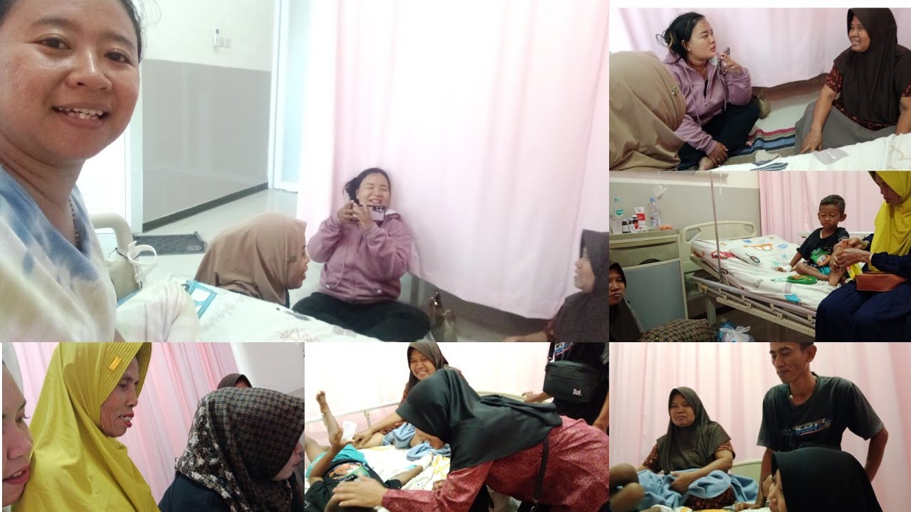 Terimakasih Mak Ni, tante Deny, mbah kemi,mbah ru mbk isma dan lainnya sudah nengok anak lanang