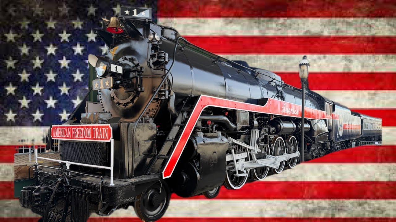 American Freedom Train Cosmetically Restored with Cab Walkthrough 
