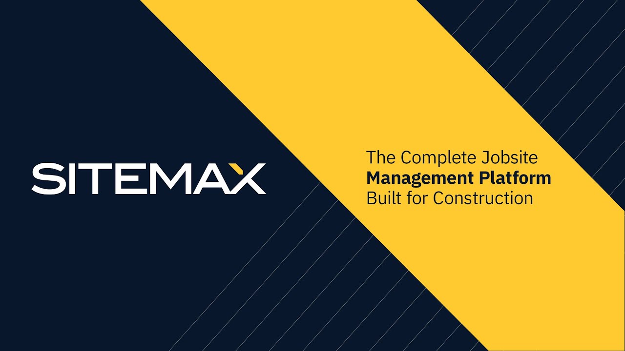 SiteMax | The Complete Jobsite Management Platform Built for Construction