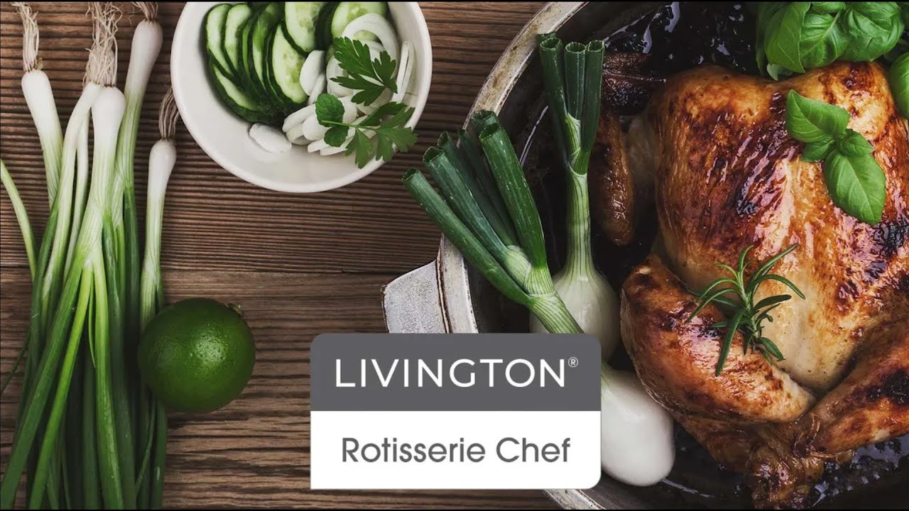 Livington Rotisserie Chef | 2in1 Grill für saftigen Indoor-Grillgenuss | MediaShop.TV