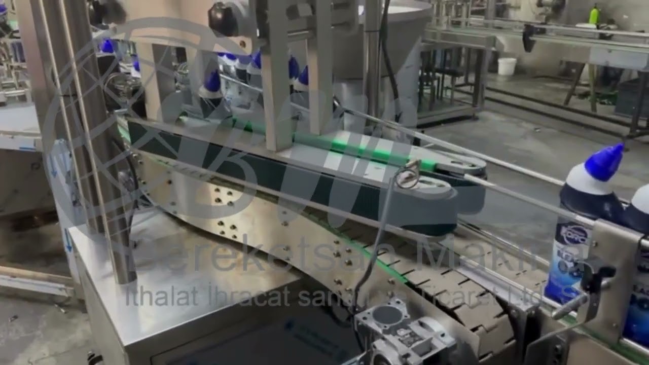 BEREKETSAN FULL OTOMATİK EĞRİ BOYUN KAPAK KAPATMA MAKİNASI #machine #factory #automation #makinasi