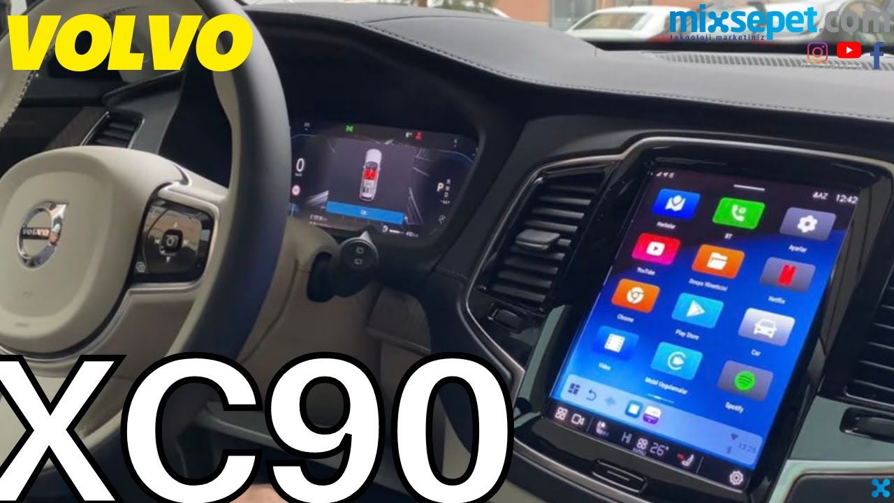 VOLVO XC90 | ORİJİNAL EKRANI ANDROİD'E ÇEVİRDİK! #volvo