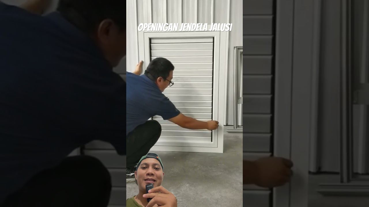 Cocok utk rumah minimalis #jendelajalusi #jendelaaluminium #openinganjendela