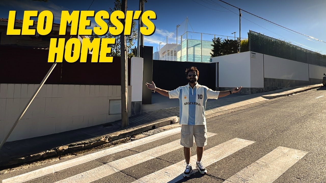 I Went To Leo Messi’s Home in Barcelona 😍 | Camp Nou Vlog