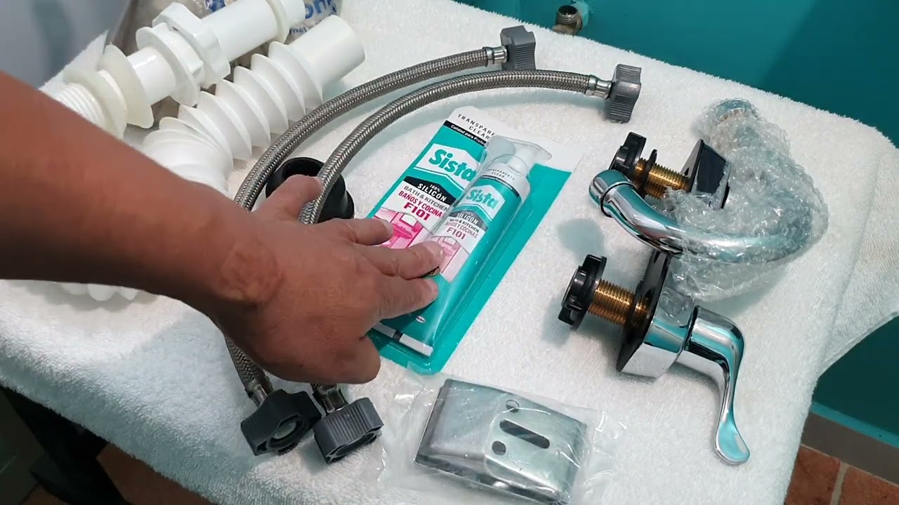 COMO INSTALAR UN LAVABO. CON PEDESTAL.