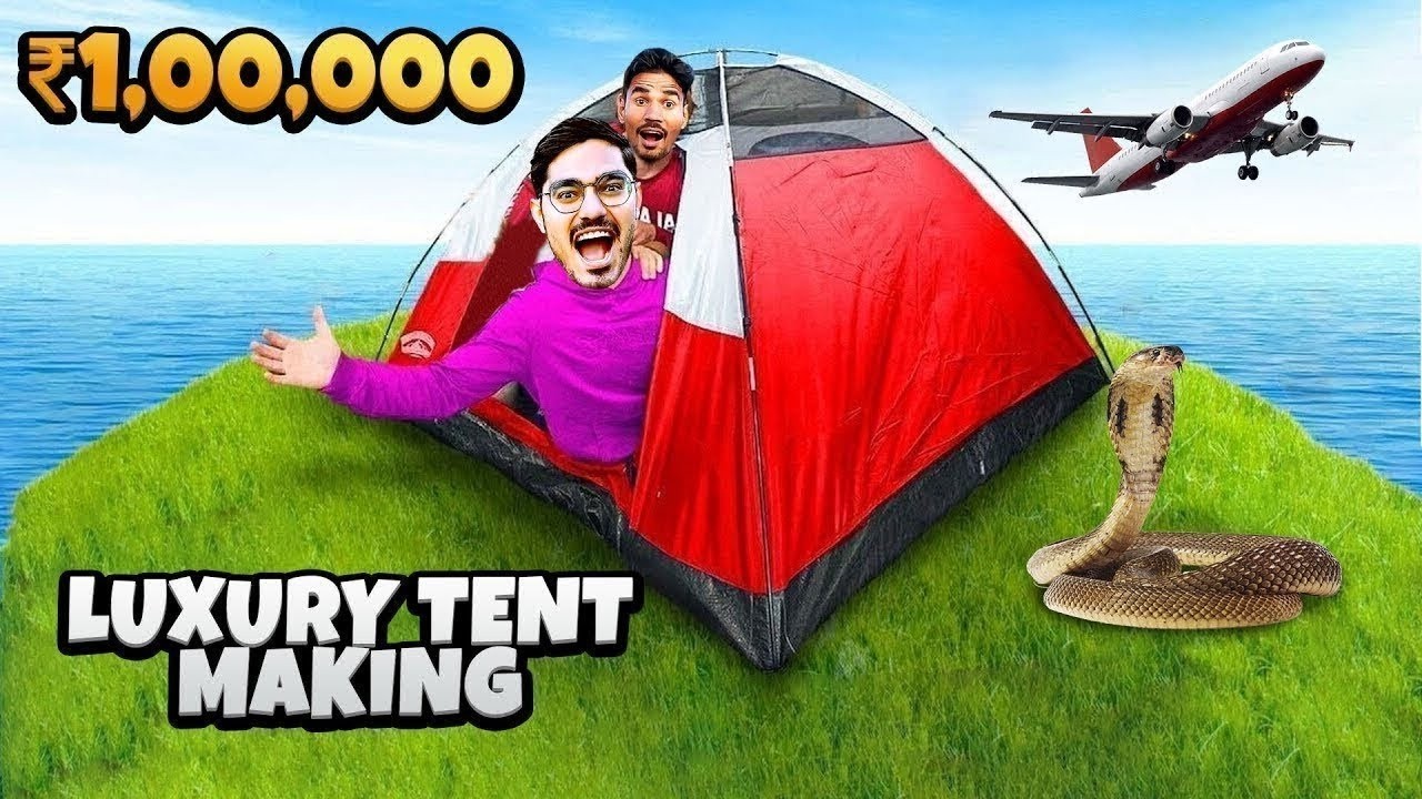 Low Budget VS Expensive Camping In Jungle   ₹1000 Vs ₹50000 Overnight Tent