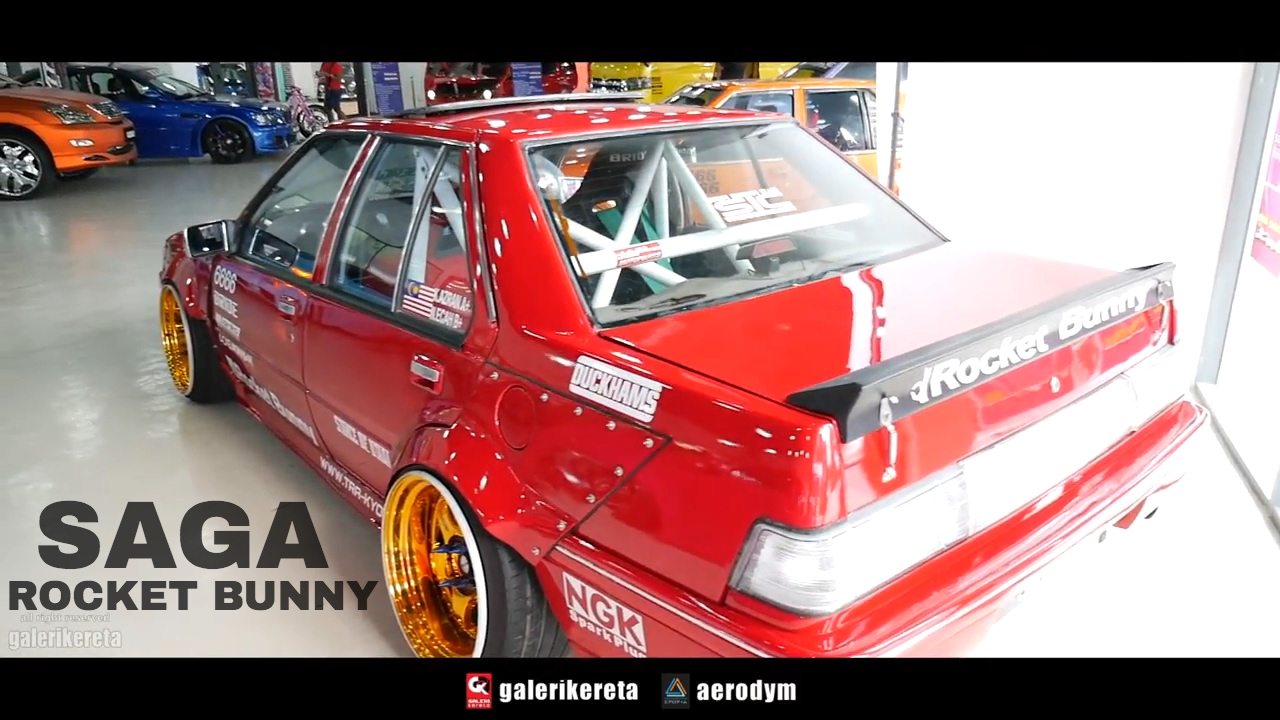 Saga Iswara Rocket Bunny by Cokelat Angin - Negeri Sembilan International Autosalon 2017